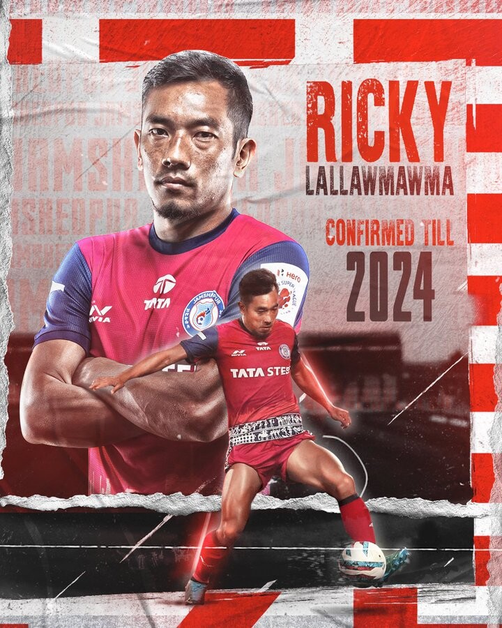 Jamshedpur’s Ricky Lallawmawma has signed a two year contract extension with the club