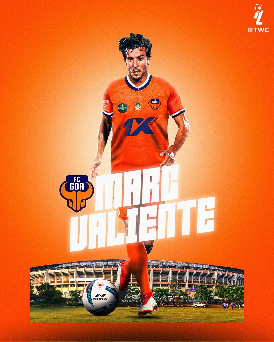 Marc Valiente, the former FC Barcelona defender has signed a one-year deal with FC Goa