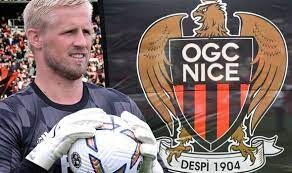 Kasper Schmeichel has joined OGC Nice from Leicester for a fee of up to £1m