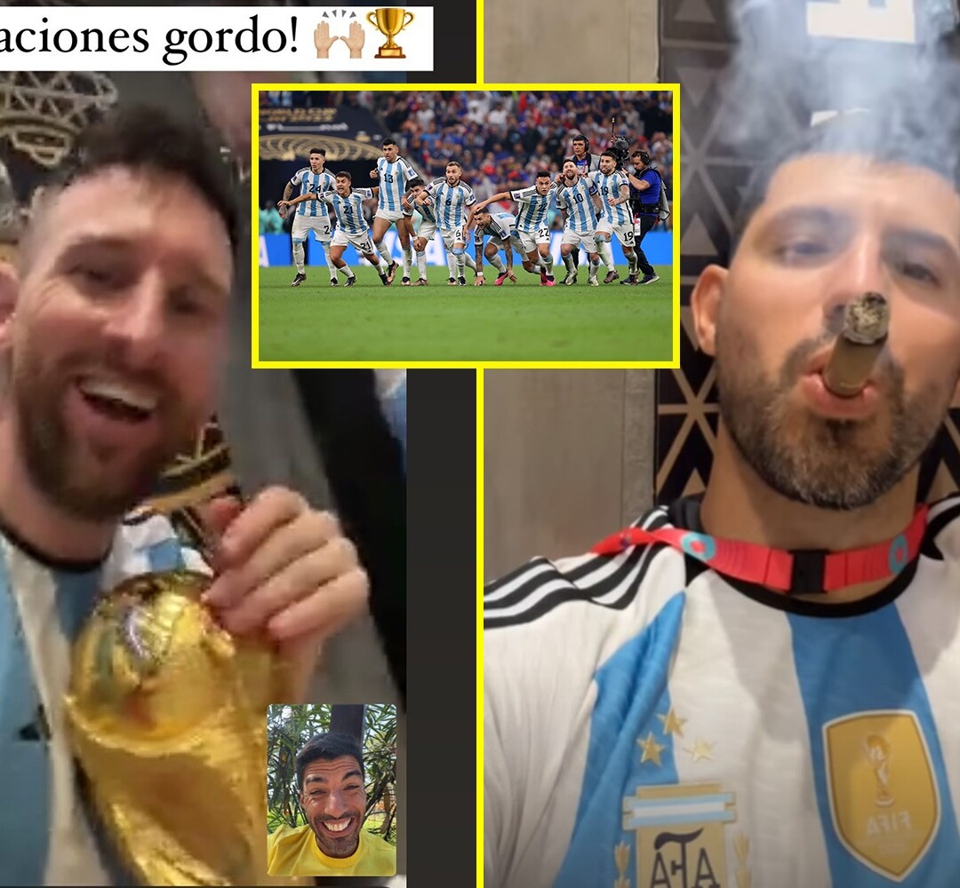 Argentine legend Sergio Agüero describes the crazy partying after the World cup