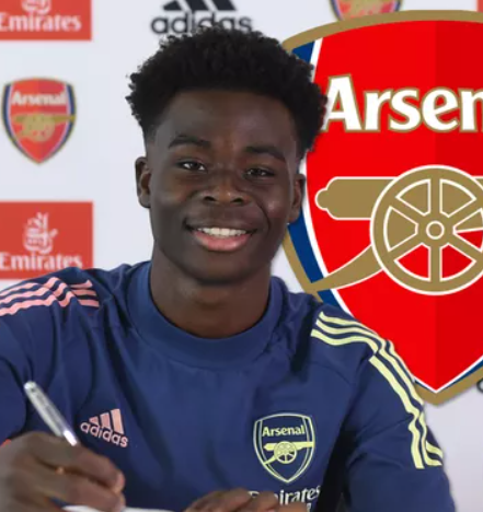 Arsenal have extended Bukayo Saka’s contract