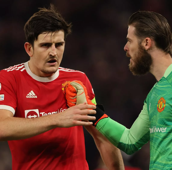Maguire and De Gea will be replaced by Manchester United