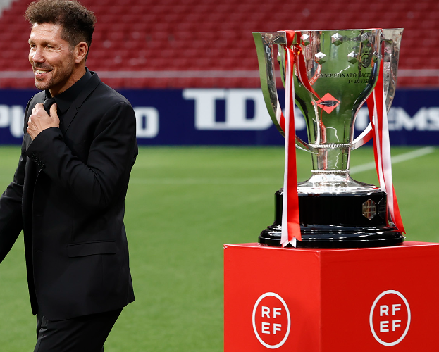 Atlético Madrid coach Diego Simeone expects title next year